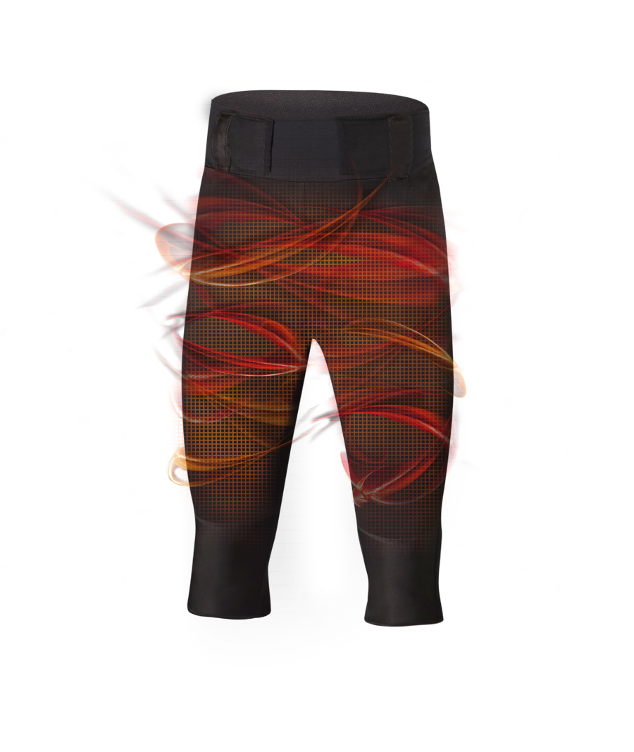 Tack vare sin tunna design passar Lenz Body Heat System uppvärmda byxor under alla typer av byxor, oavsett om de är vardags- tränings- eller tävlingsplagg.