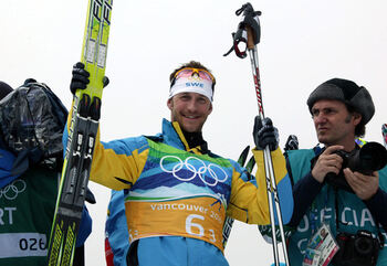 DEN SOM JUBLADE mest i det svenska guldlaget var Anders Södergren… Foto: KJELL-ERIK KRISTIANSEN