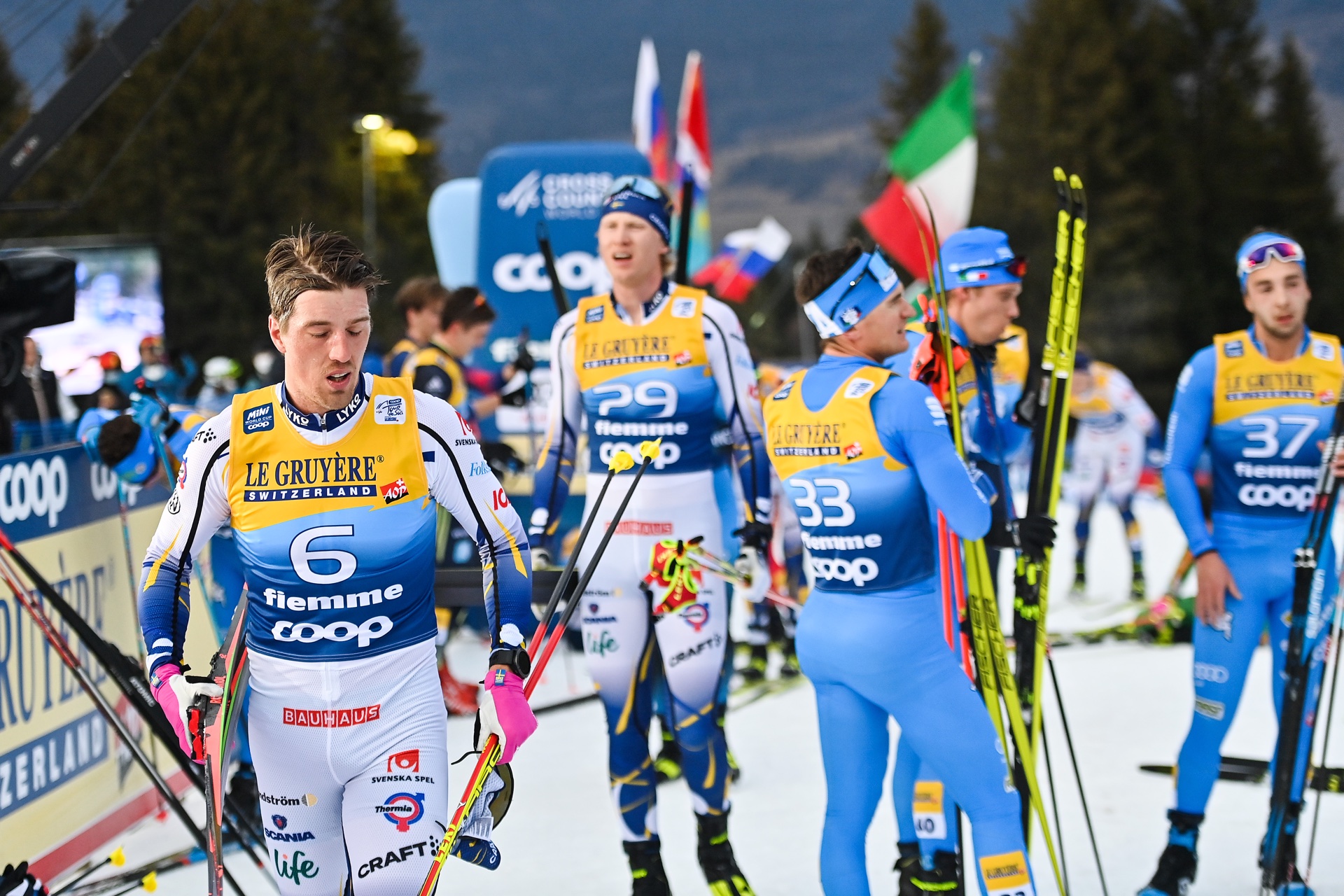 Calle Halfvarsson slutade på tionde plats i Tour de Ski.