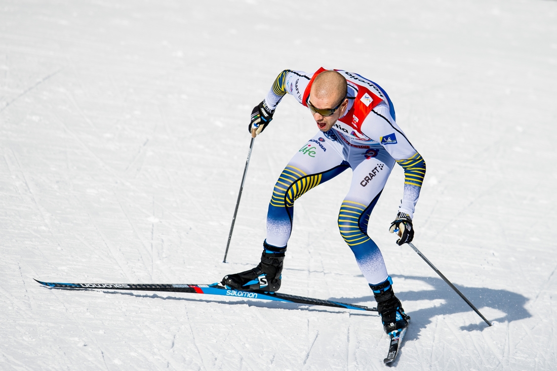 Viktor under sprintprologen på VM i Seefeld i vintras där han var snabbast tillsammans med Sergey Ustiugov. FOTO: Bildbyrån/Vegard Wivestad Grött.