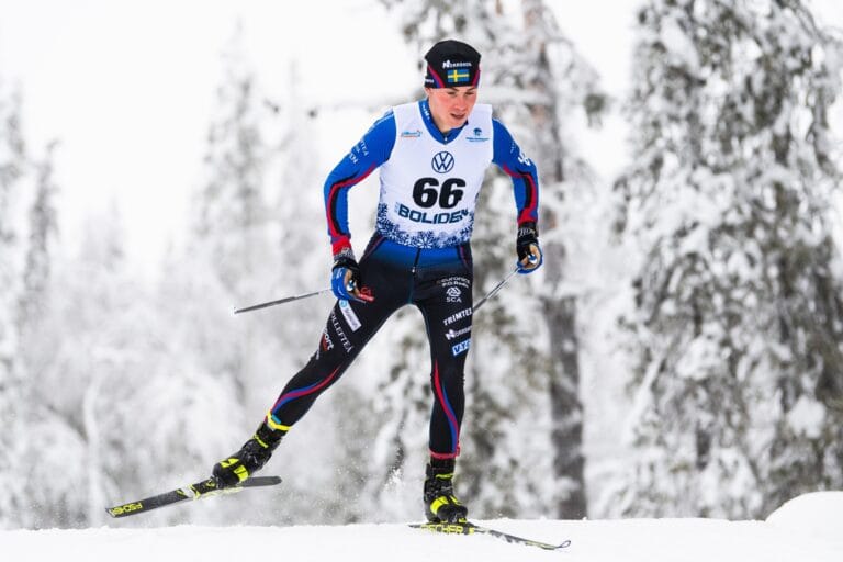 Fredrik Andersson bakom 14 norrmän och en finländare i Vuokatti