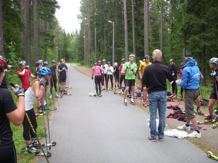 Skidgymnasiet som redan startat för året