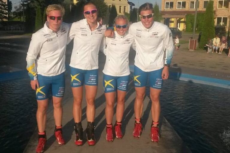 Linn vann lätt i Lettland