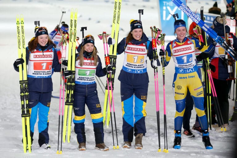 Succé för damerna i premiärstafetten