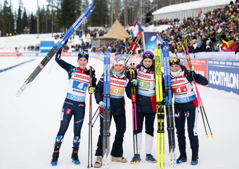 Norge vann damernas stafett – Sverige långt efter