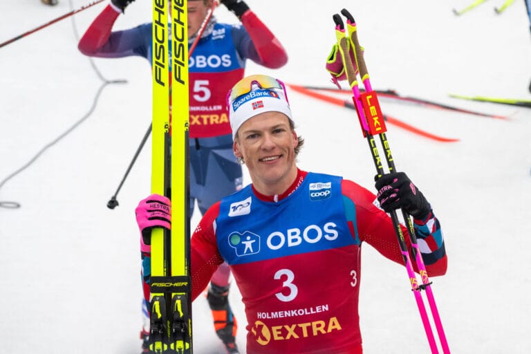 Kläbo tog sin första seger i Holmenkollen – Burman spurtade om pallplats