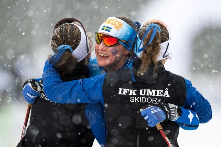 SM-guld till Umeå i ett snöigt Skövde