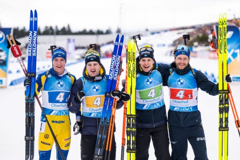 Brons till Sveriges herrar i stafetten