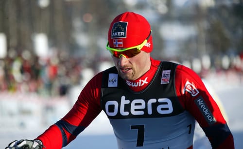 Petter Northug åker Flyktningerennet