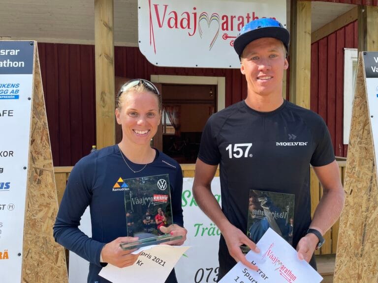 Lina Korsgren och Emil Persson vinnare i Vaajmarathon
