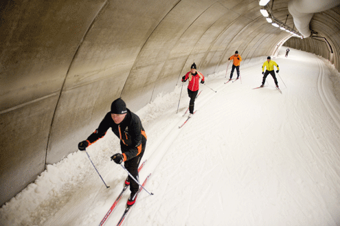 Fri skidåkning i Torsby Ski Tunnel
