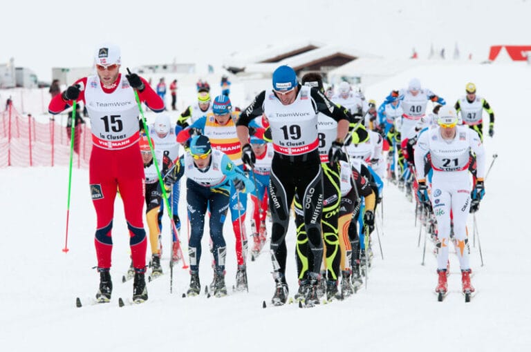 Johan Olsson sjua i La Clusaz