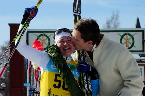 Jenny höll undan bland damerna