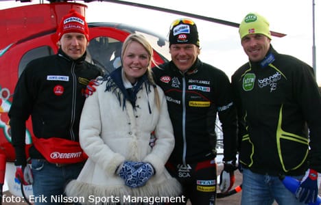 Tre musketörer och en kulla