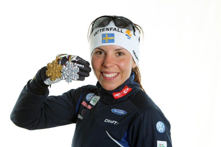 VM-guld till Charlotte Kalla, Silver till Anders Svanebo och Marika Sundin