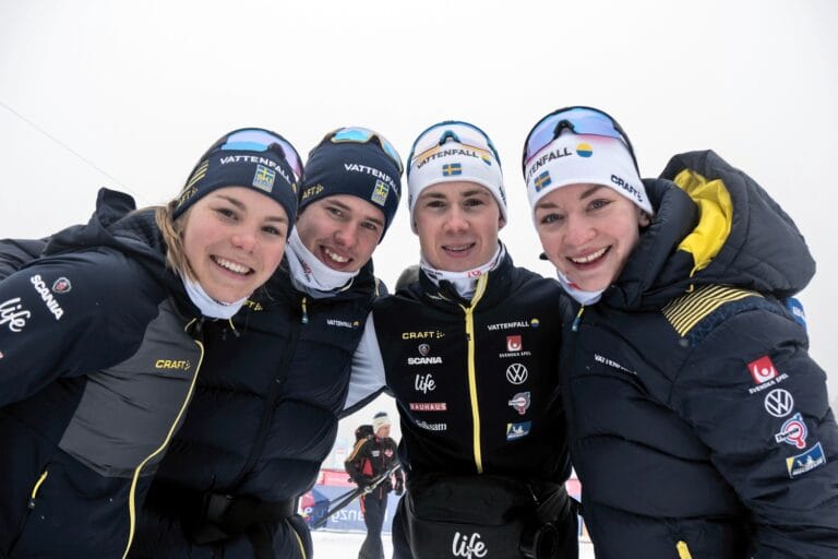 Sverige fyra på mixedstafetten vid U23-VM