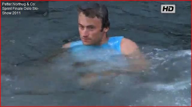 Oslo Skishow, Kolla Northug salto ut i vattnet