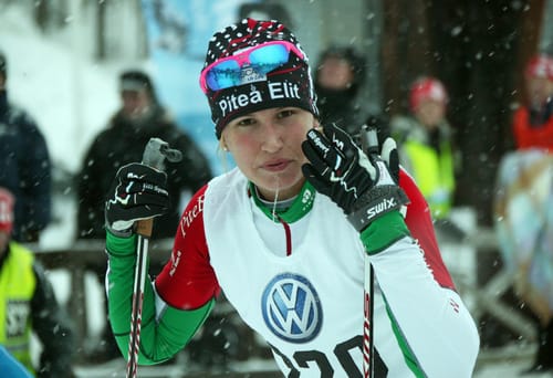 Magdalena ensam på DM