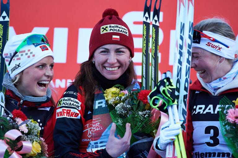 Charlotte Kalla föll ner till sjunde plats