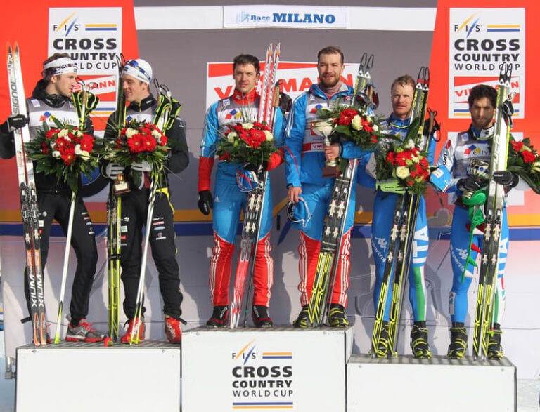 Teodor Peterson och Calle Halfvarsson tvåa i teamsprint i Milano