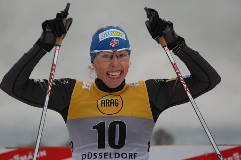 Kikkan Randall vann när Björgen tröttnade