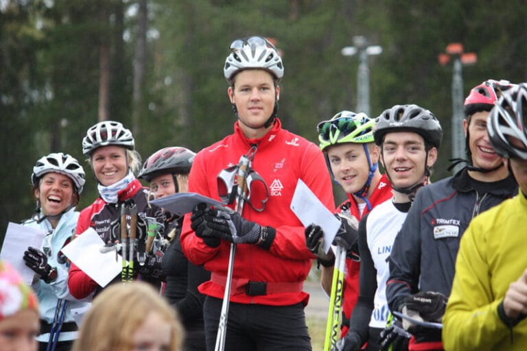 Kalla och Modin först att vinna på Lindbäckstadions rullskidbana