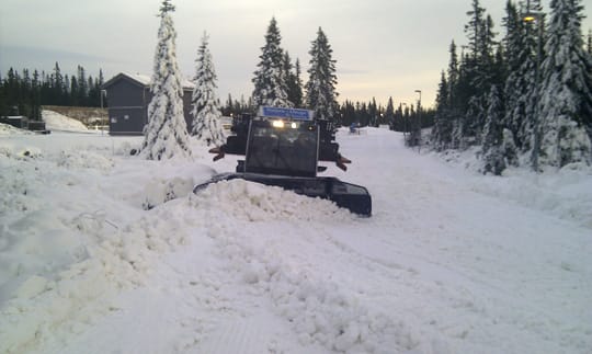 Sjusjoen, Spårvidd på 6-9 meter