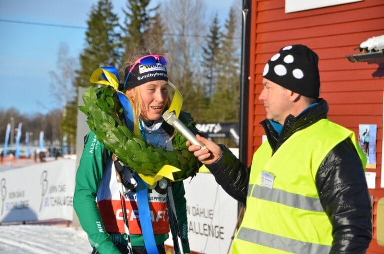 Emilia Lindstedt dominerade från start