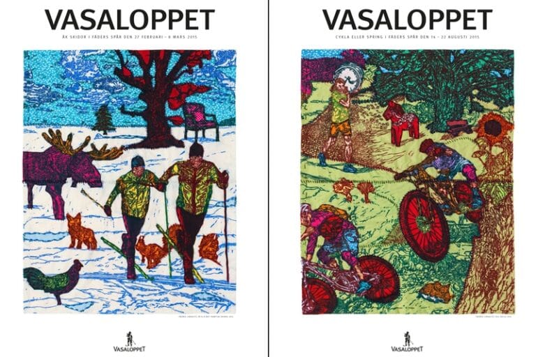 Lindqvists verk blir Vasaloppsaffischer