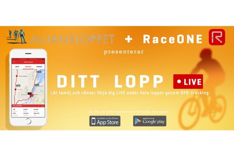 Följ din kompis med nya appen RaceONE