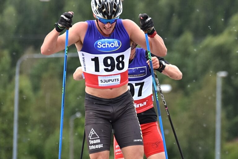 Andreas Svensson spurtvann masstarts-SM på rullskidor