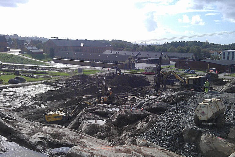Grävandet har börjat för skidhallen i Göteborg