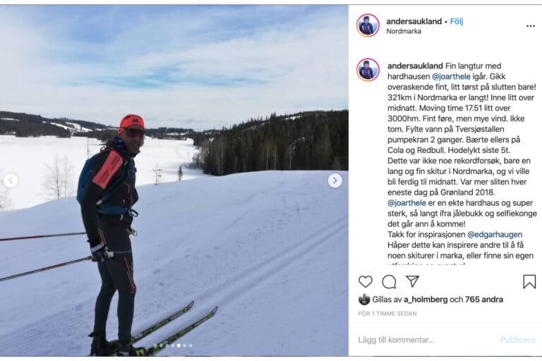 Anders Aukland och Joar Thele åkte 32 mil på en dag