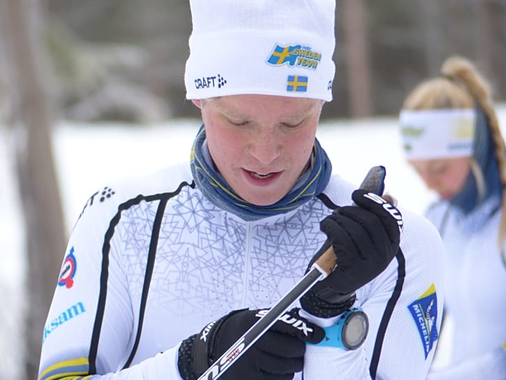 Killarna sexa på JVM-stafetten