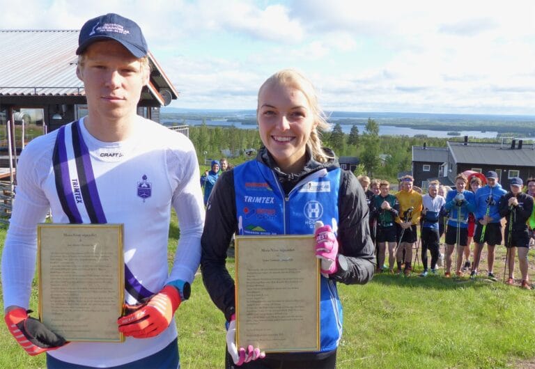 Mora-Nisse stipendiet till Louise Lindström, Högbo GIF och Axel Aflodal, Offerdals SK