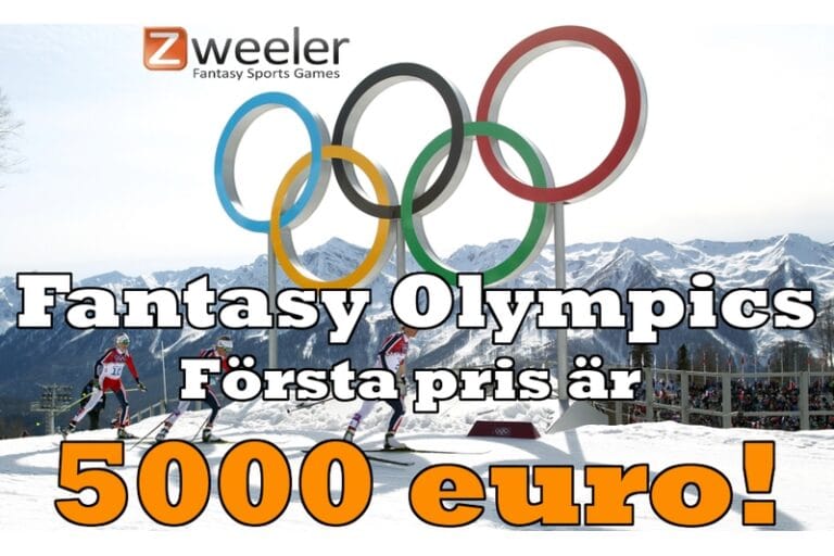 Fantasy Olympics 2018: Första pris är 5000 euro!