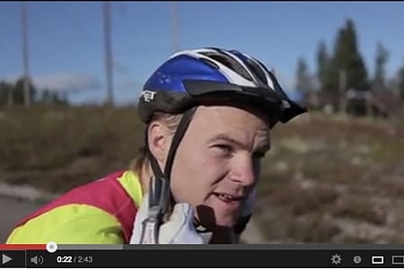 Video: Bryntesson rullade 16 mil i går