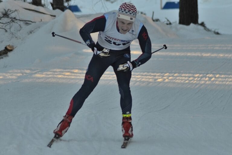 Jens Burman med andra åktid i Alpen Cup