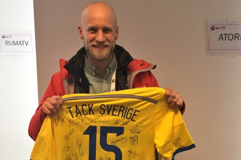 Carl-Johan Bergman intervjuas av Tack Sverige