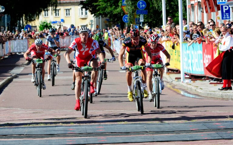 Dahlström från Motala och Sundstedt från Finland i topp i rekordstor Cykelvasa.