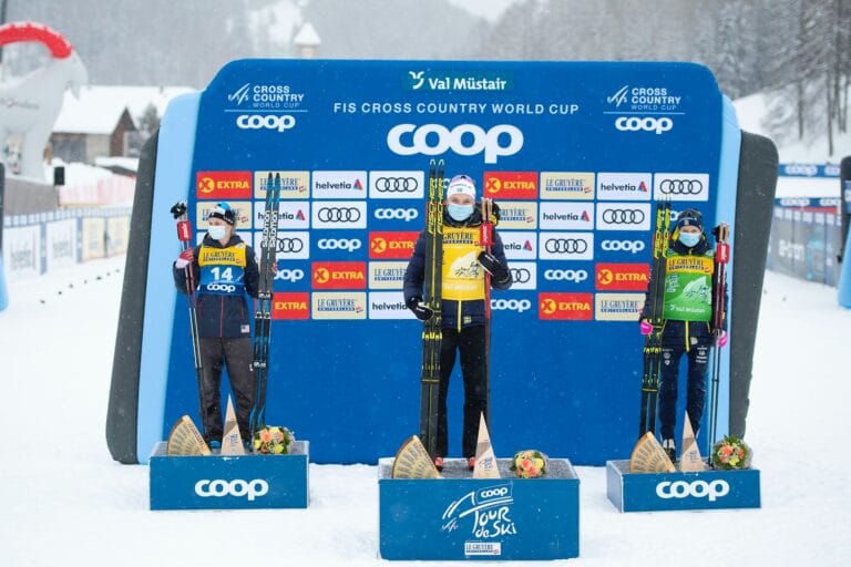 Ställningen i Tour de Ski efter etapp 1