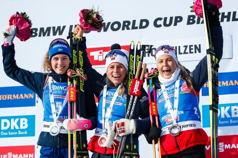 Hanna Öberg tvåa i Hochfilzen