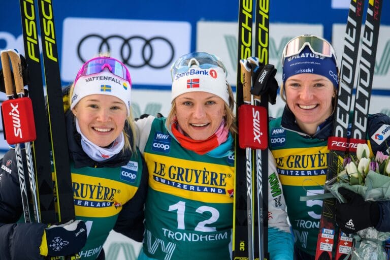 Sundling tvåa och Dyvik fyra på sprinten i Ski Tour 2020