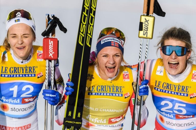 Snöplig sprintfinal för Sverige – men silver till Stina