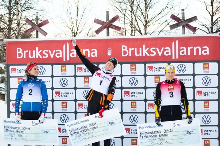 Dyvik och Falk flög också upp på pallen