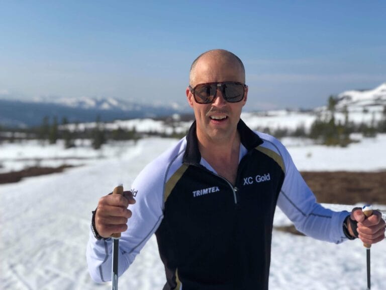 Daniel siktar högt med hjälp av Team XC Gold