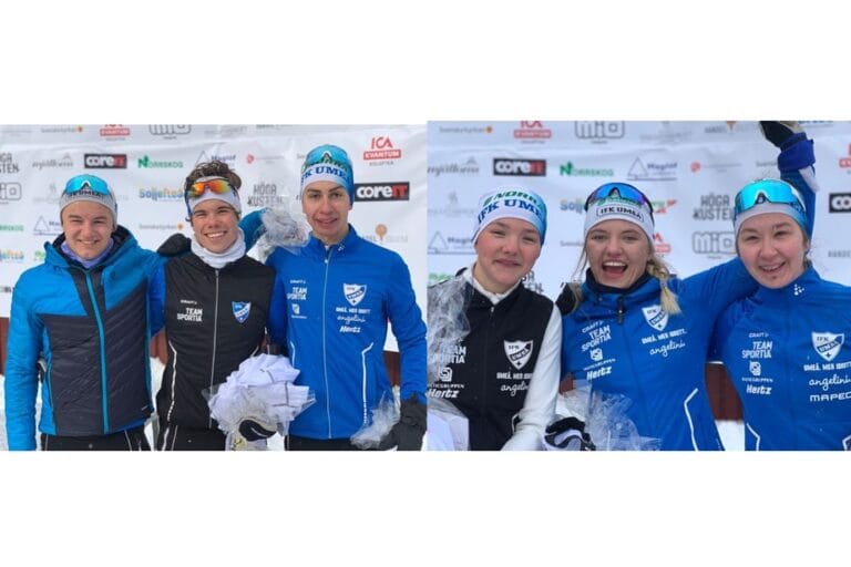 Två guld för IFK Umeå på JSM-stafetterna