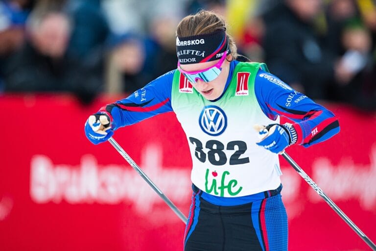 Ebba före Kalla på Kopparskidan i Falun
