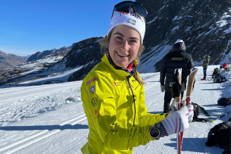 Mycket tid på höjd viktigt för Ebba Andersson