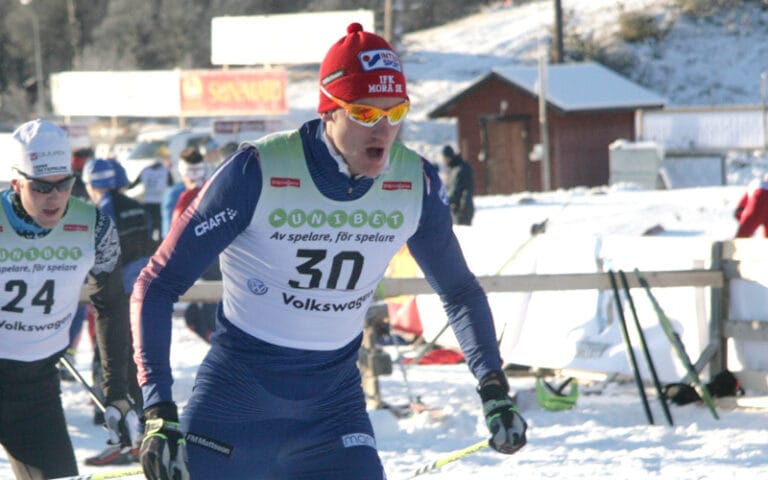 Johan Edin spöade Hellner i Gällivare. Lisa Larsen bäst av damerna